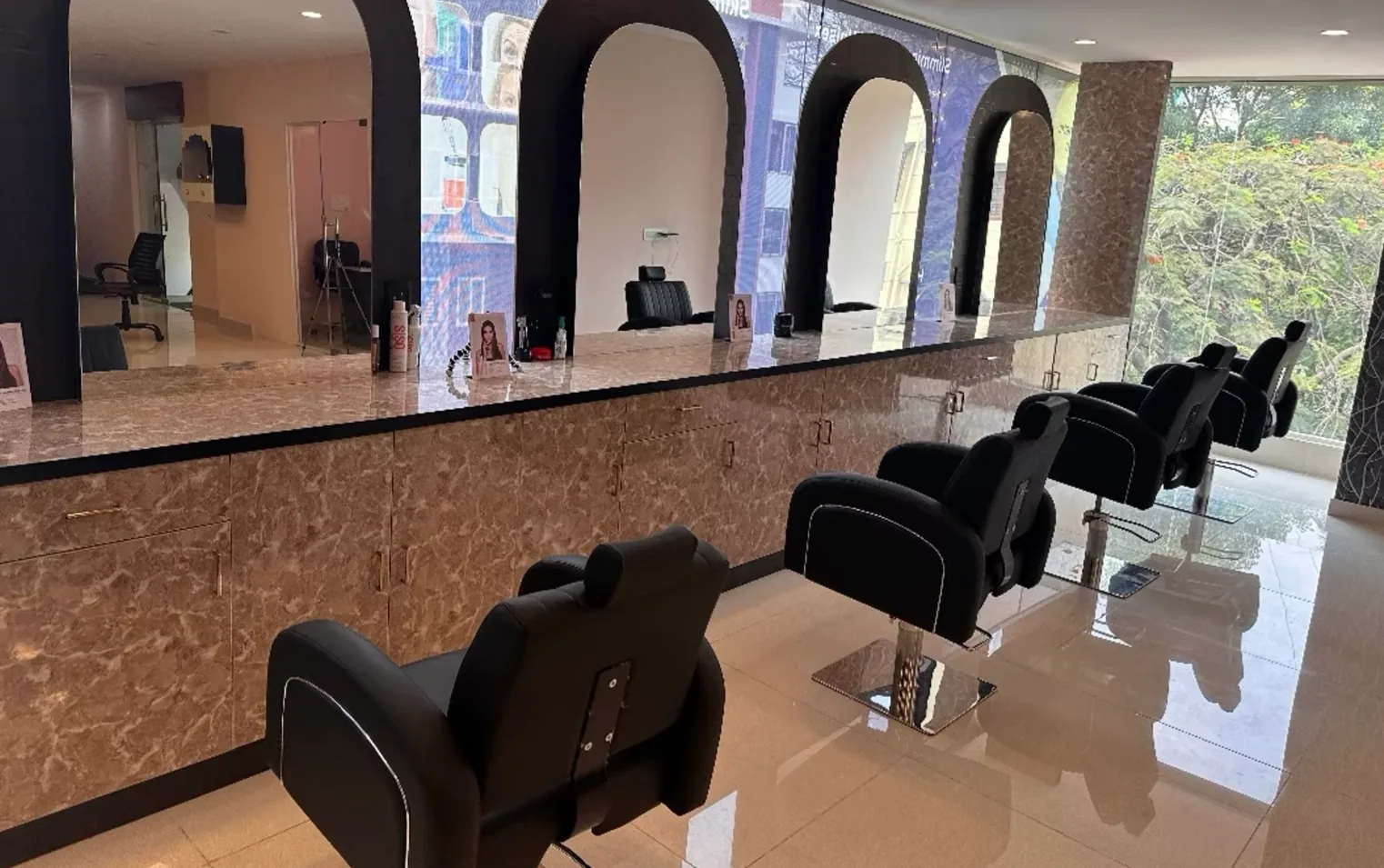 A real view inside The Aesthetic Studio salon